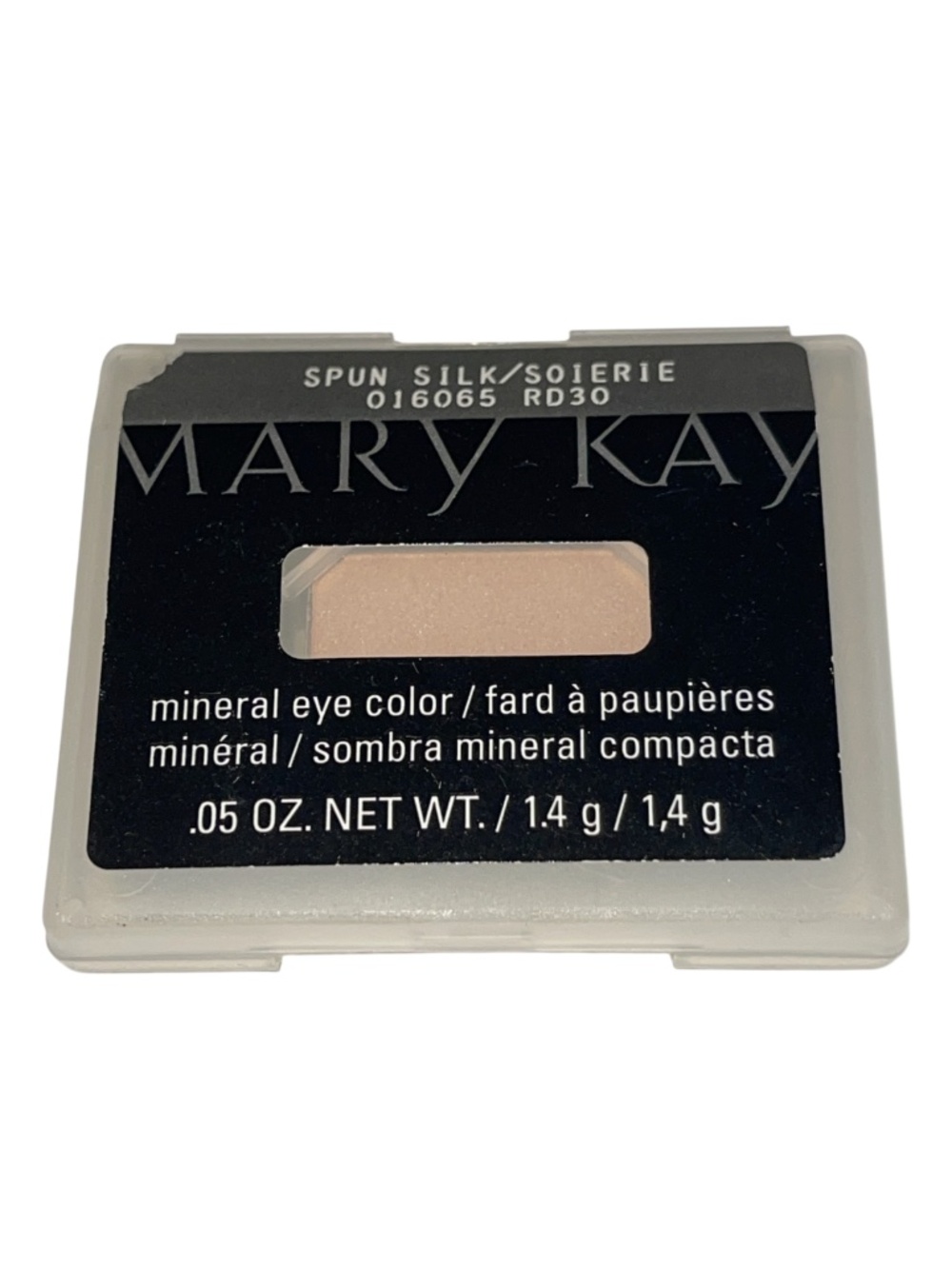 Mary Kay MINERAL Eye Color Shadow SPUN SILK New Discontinued 016065 .05 oz